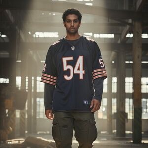 Brian Urlacher 54 Reebok on field jersy size 56